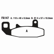 EBC Тормозные колодки органические