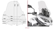 GIVI Стекло ветровое Kawasaki Versys 650 (2017 - )