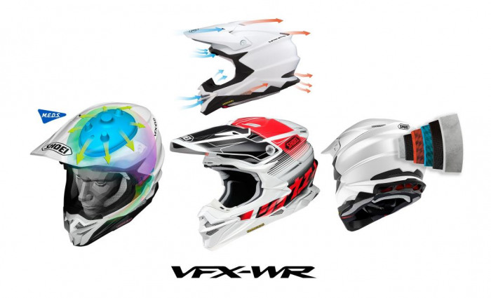 Shoei VFX-WR - новый флагман в кроссовом сегменте шлемов от Shoei