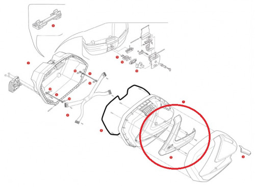 GIVI Запчасть кофра V37