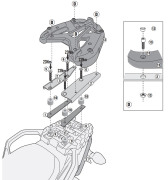 GIVI Крепеж центрального кофра Suzuki DL 650 V-Strom (17-18)