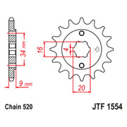 JT Звезда цепного привода JTF1554.12