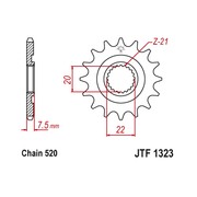 JT Звезда цепного привода JTF1323.12