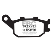 EBC Тормозные колодки полусинтетические