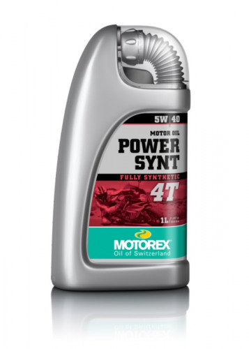 MOTOREX Масло моторное POWER SYNT 4T SAE 5W/40 JASO MA2 4л