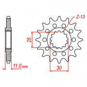 MTX Звезда цепного привода аналог JTF1591.16