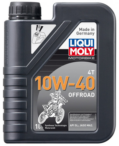 LIQUI  MOLY НС-син.мот.масло д/4-т.мотоц.Motorbike 4TOffroad.10W-40 (1л)