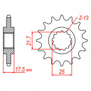 MTX Звезда цепного привода аналог JTF297.15