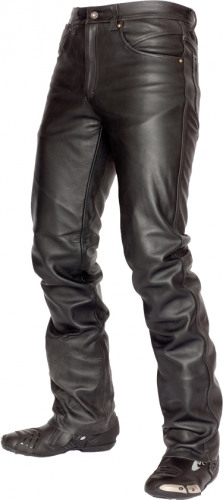 LOOKWELL Мотобрюки кожаные COMET