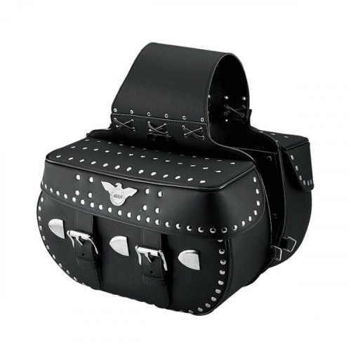 GIVI Две сумки кож.зам. с крепежом(уценка 1 сумка)