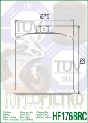 HIFLO FILTRO Фильтр масляный HF176BRC