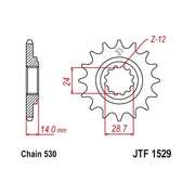 JT Звезда цепного привода JTF1529.16
