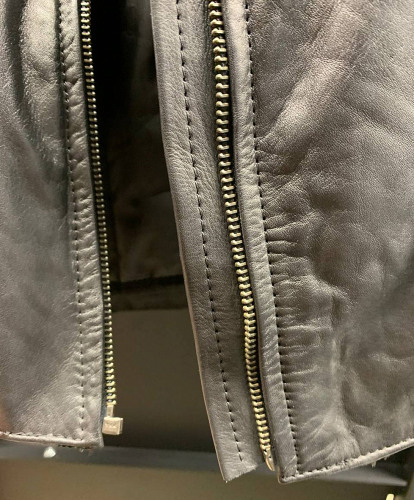 MCP Мотокуртка женская кожаная Nerve (отсутствует собачка на молнии)