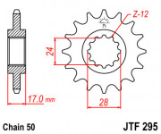 JT Звезда цепного привода JTF295.15