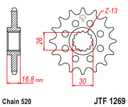 JT Звезда цепного привода JTF1269.16
