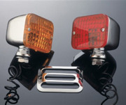 HIGHWAY HAWK Накладка на поворотник DEVIL'S EYES, бол.