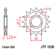 JT Звезда цепного привода JTF1536.16RB