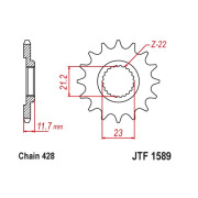 JT Звезда цепного привода JTF1589.19