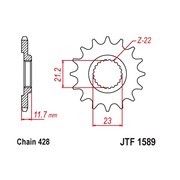 JT Звезда цепного привода JTF1589.19