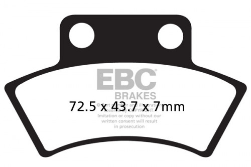 EBC Тормозные колодки для Эндуро и кросса