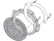 GIVI Крепеж TANKLOCK сумки на бак мотоцикла Honda