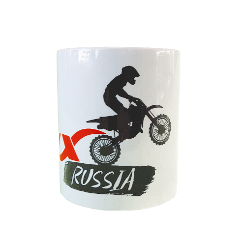 Байкленд Сублимационные белые кружки с логотипом