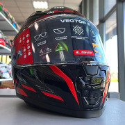 LS2 Мотошлем FF811 VECTOR II ALIZER (отсутствует заглушка вентиляции с правой стороны)