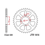 JT Звезда цепного привода JTR1414.43