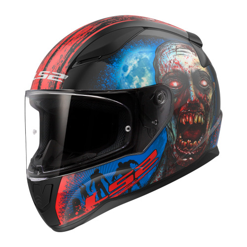 LS2 Мотошлем FF353 RAPID II ZOMBIE